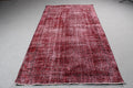 XL Vintage Turkish Accent Area rug 4.9 x 8.8 ft