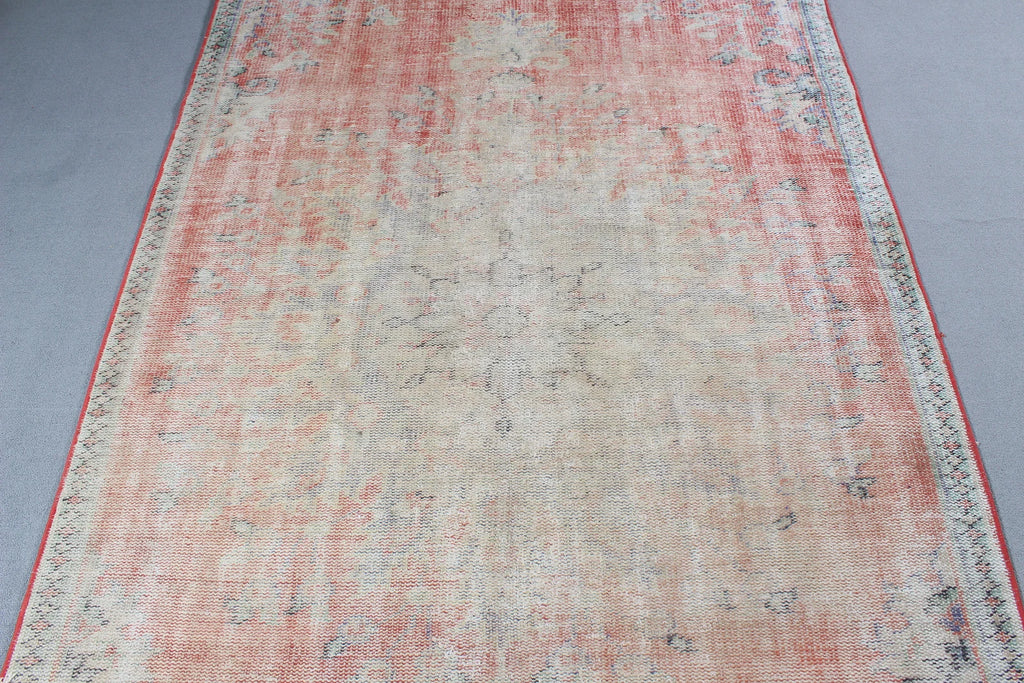 XL Vintage Turkish Accent Area Rug 5 x 9.1 ft