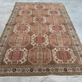 XL Vintage Turkish Accent Area rug 6.5 x 9.5 ft