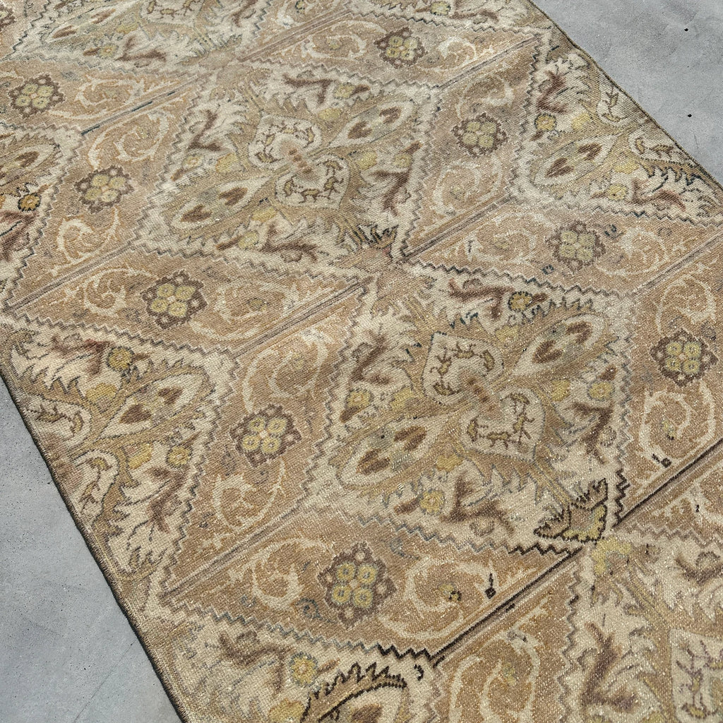 Vintage Turkish Runner Rug 3 x 5.9 ft