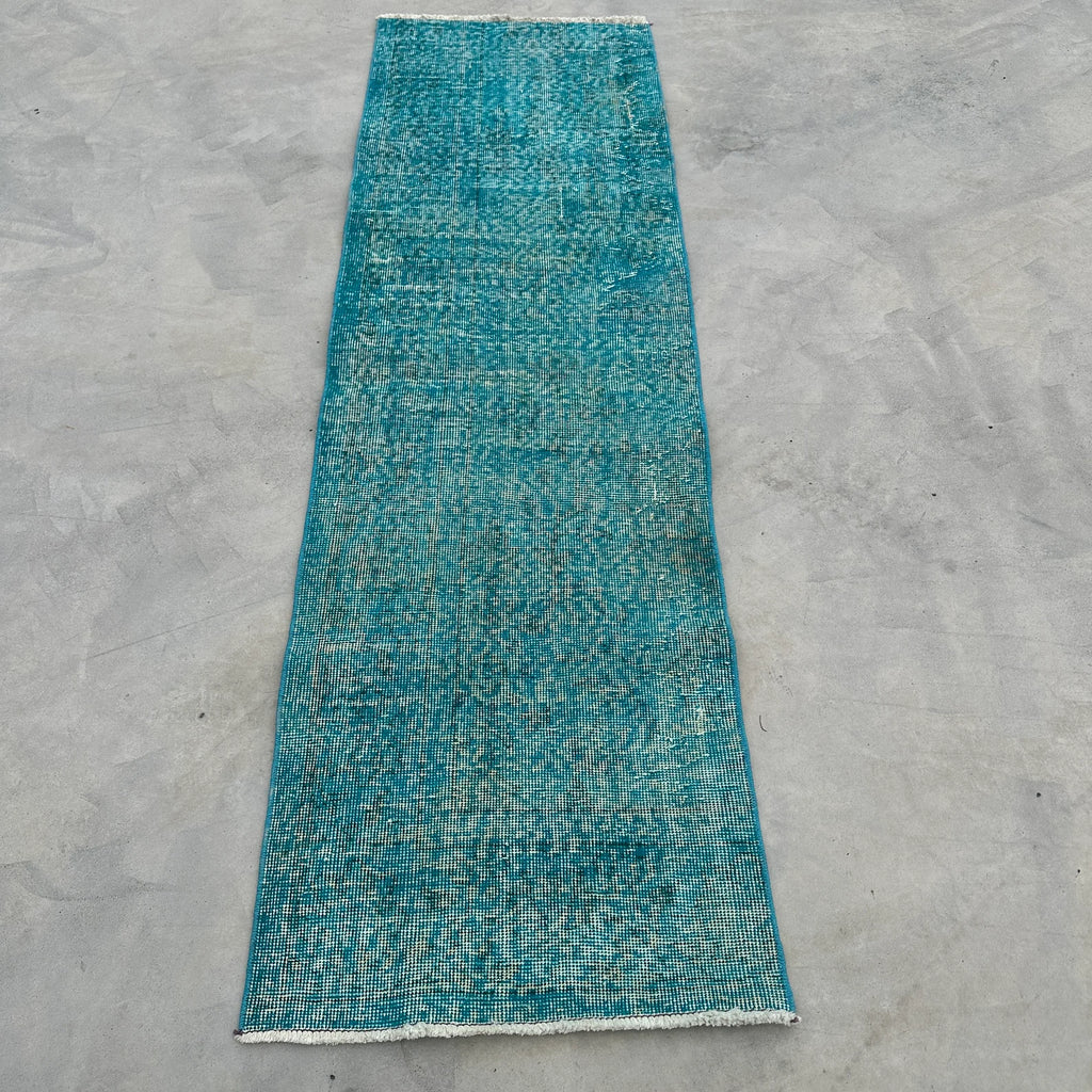 Vintage Turkish Runner Rug 2 x 6.3 ft