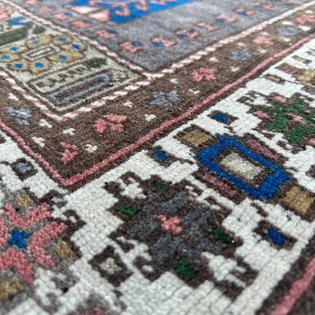 Vintage Afghan Bokhara Rug 3.7 x 5 ft