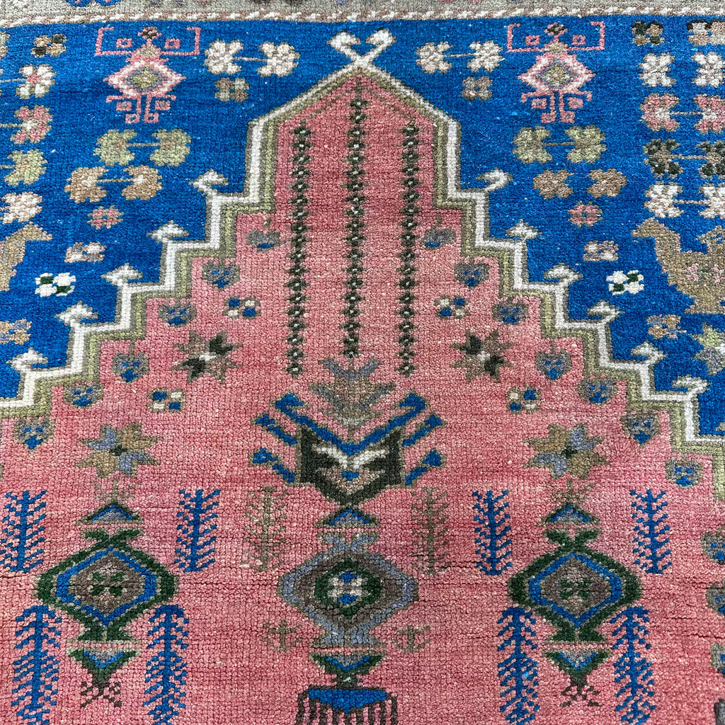 Vintage Afghan Bokhara Rug 3.7 x 5 ft
