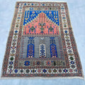 Vintage Afghan Bokhara Rug 3.7 x 5 ft