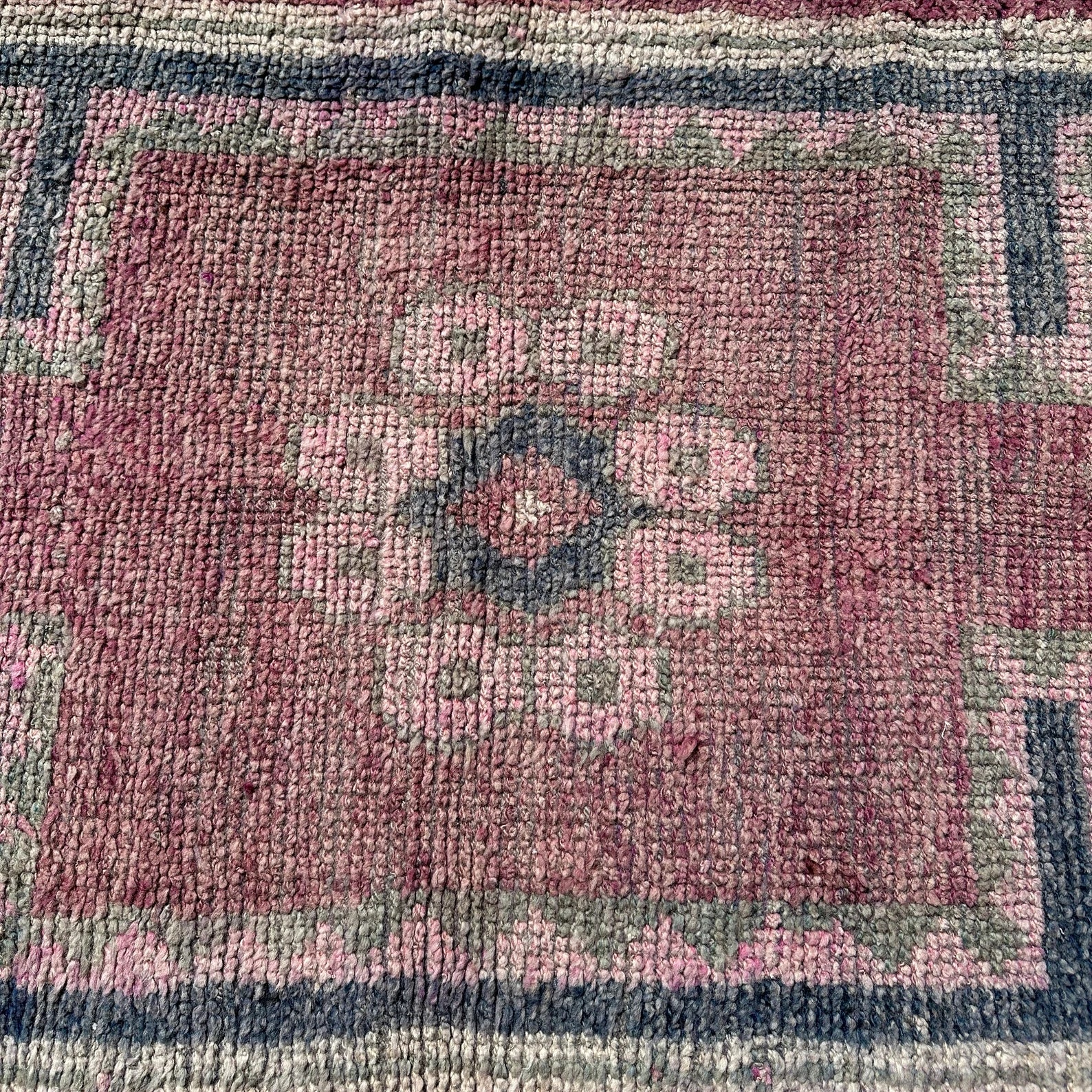 Vintage Turkish Runner Rug 2.8 x 9.9 ft