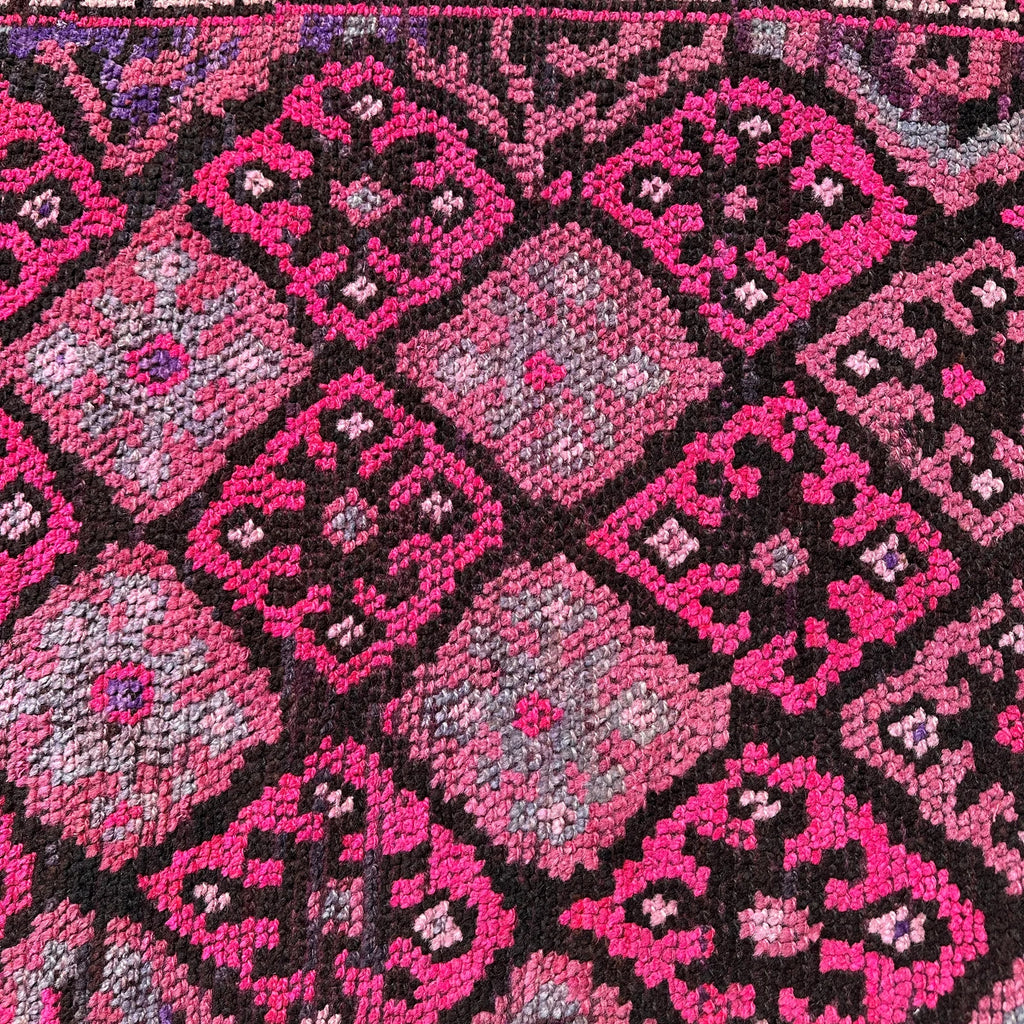 Vintage Turkish Runner Rug 2.9 x 14.2 ft