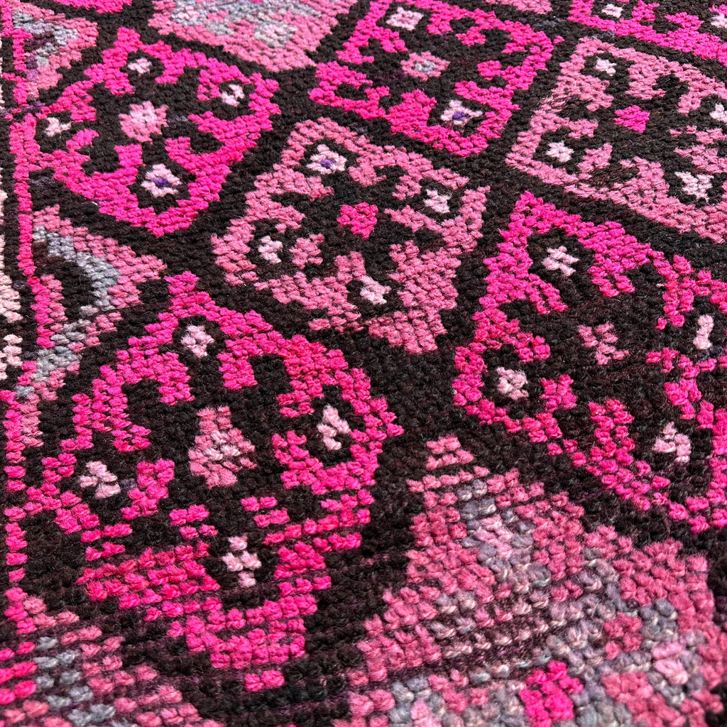 Vintage Turkish Runner Rug 2.9 x 14.2 ft