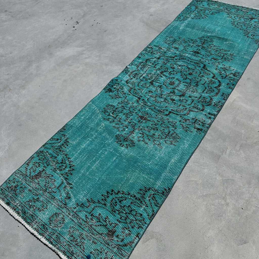 Vintage Turkish Runner Rug 2.5 x 8.3 ft