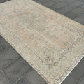 XL Vintage Turkish Accent Area rug 5.4 x 9.2 ft