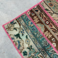 Vintage Turkish Accent Area rug 2.6 x 5.7 ft