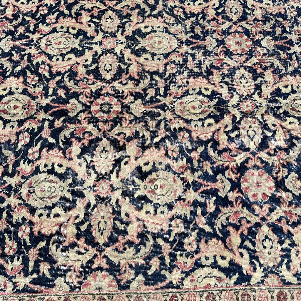 XL Vintage Turkish Accent Area Rug 6.8 x 9.5 ft