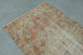 Vintage Turkish Accent Area rug 4.2 x 7.3 ft