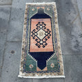 Vintage Turkish Mini Rug 1.4 x 3 ft