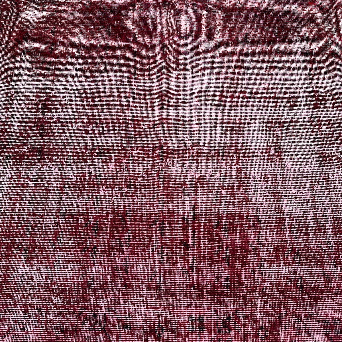 Vintage Turkish Accent Area rug 3.7 x 6.9 ft