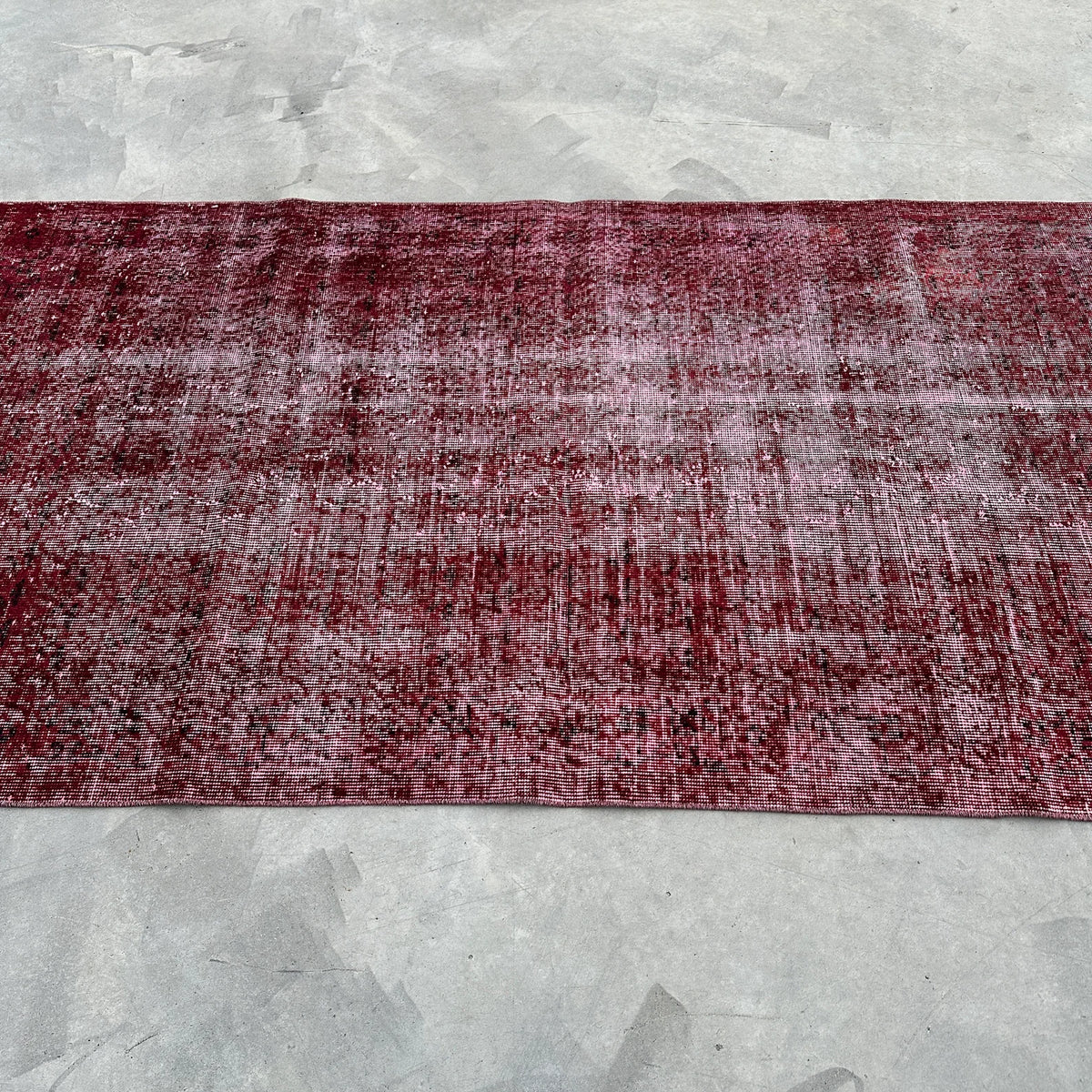 Vintage Turkish Accent Area rug 3.7 x 6.9 ft