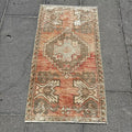 Vintage Turkish Mini Rug 1.5 x 2.8 ft