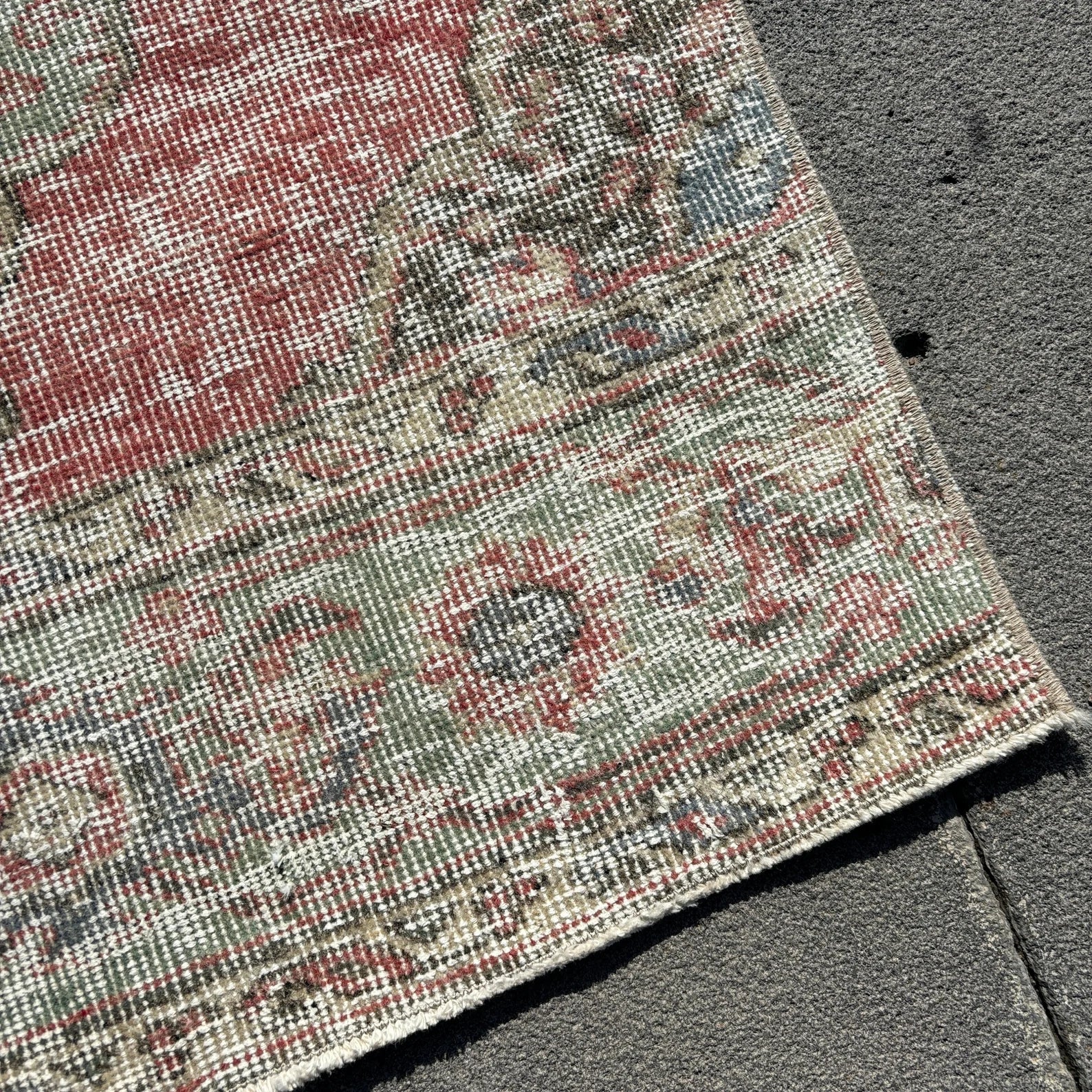 Vintage Turkish Runner Rug 2.6 x 12.9 ft
