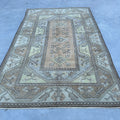 Vintage Turkish Accent Area rug 4.9 x 7.8 g