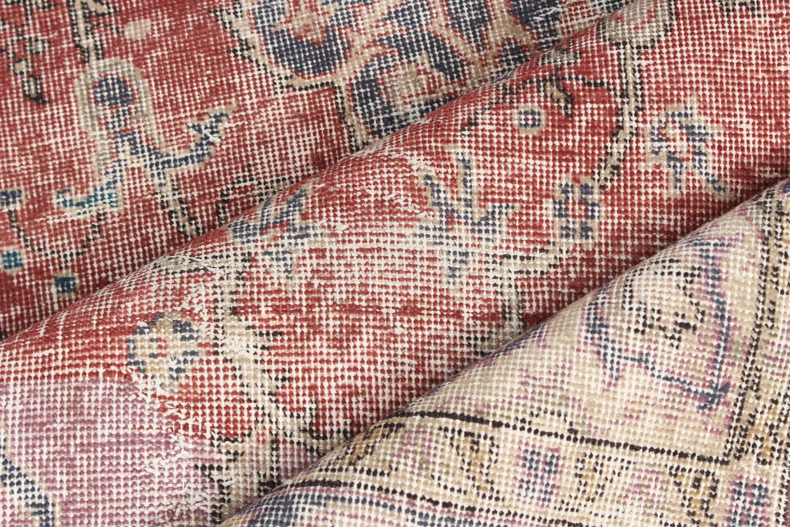 Vintage Turkish Runner Rug 2.8 x 6.8 ft
