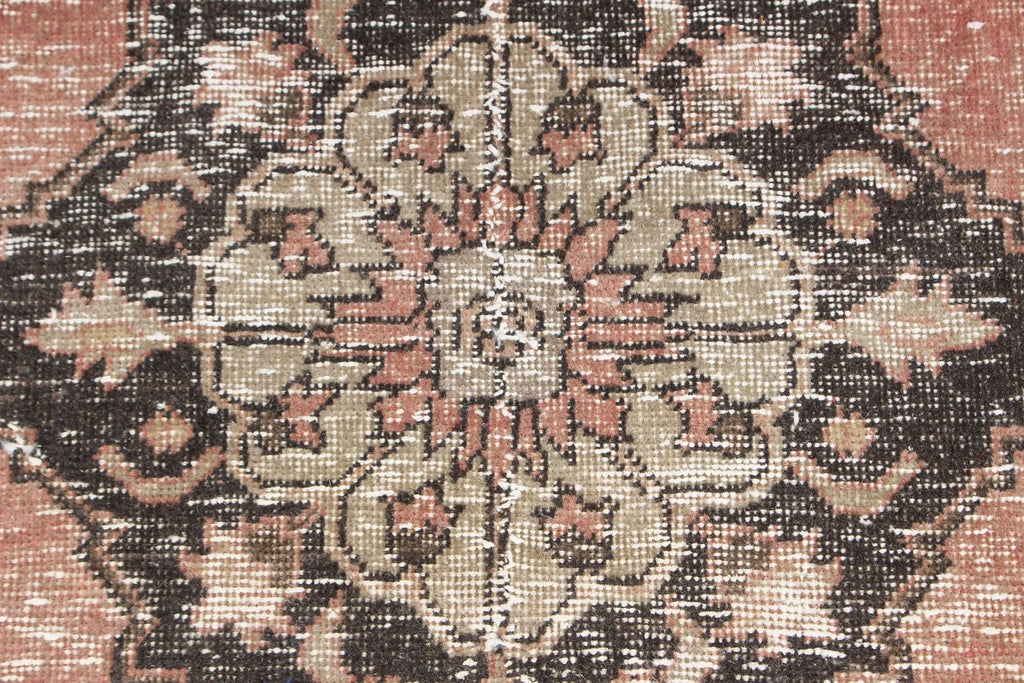 Vintage Turkish Runner Rug 3.2 x 12.1 ft