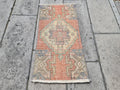 Vintage Turkish Mini Rug 1.4 x 3 ft