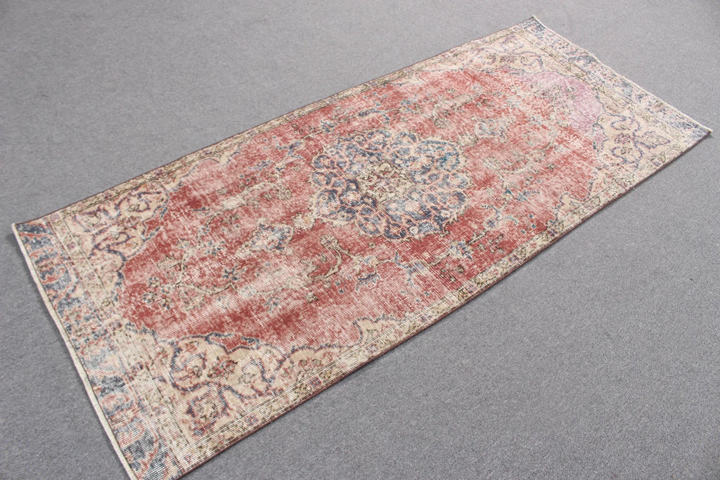 Vintage Turkish Runner Rug 2.8 x 6.8 ft
