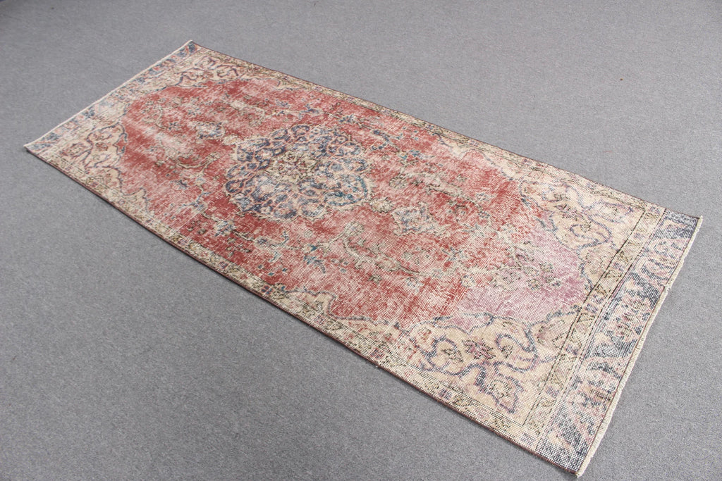 Vintage Turkish Runner Rug 2.8 x 6.8 ft