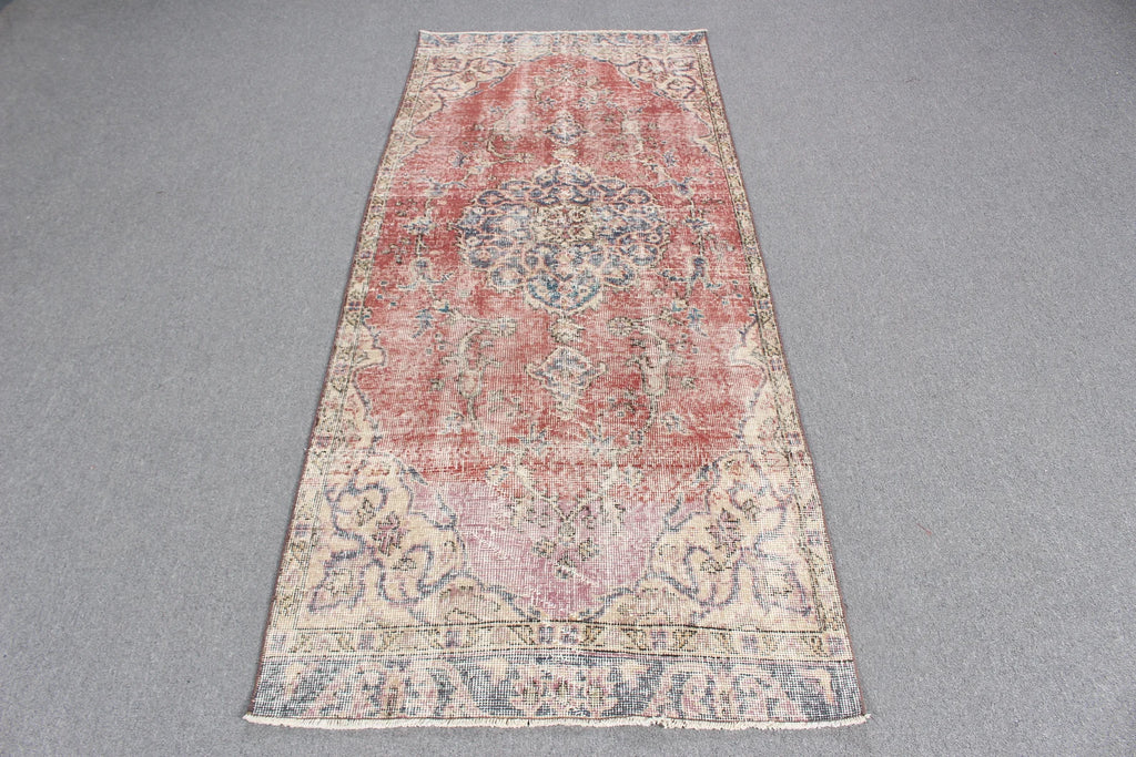 Vintage Turkish Runner Rug 2.8 x 6.8 ft