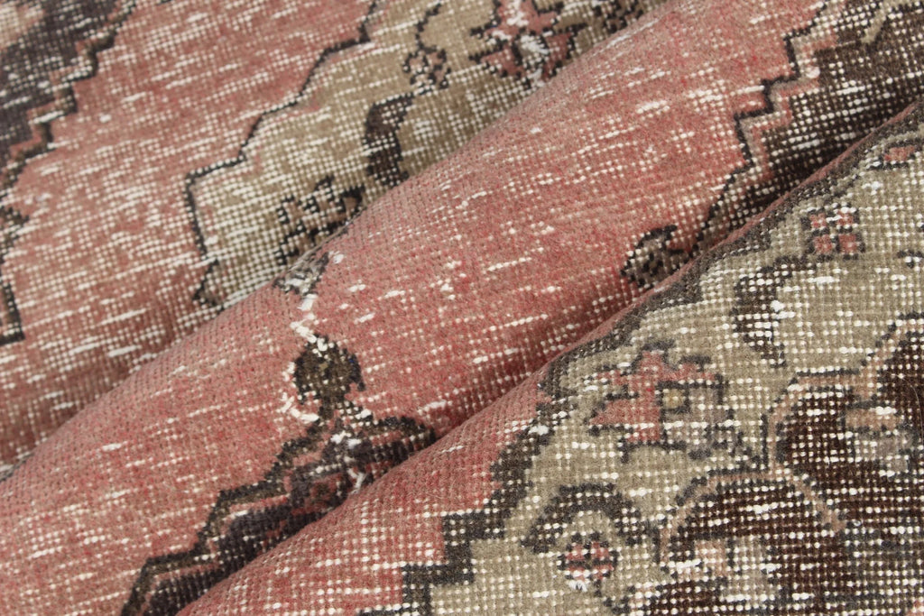 Vintage Turkish Runner Rug 3.2 x 12.1 ft