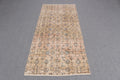 Vintage Turkish Runner Rug 2.9 x 6.3 ft