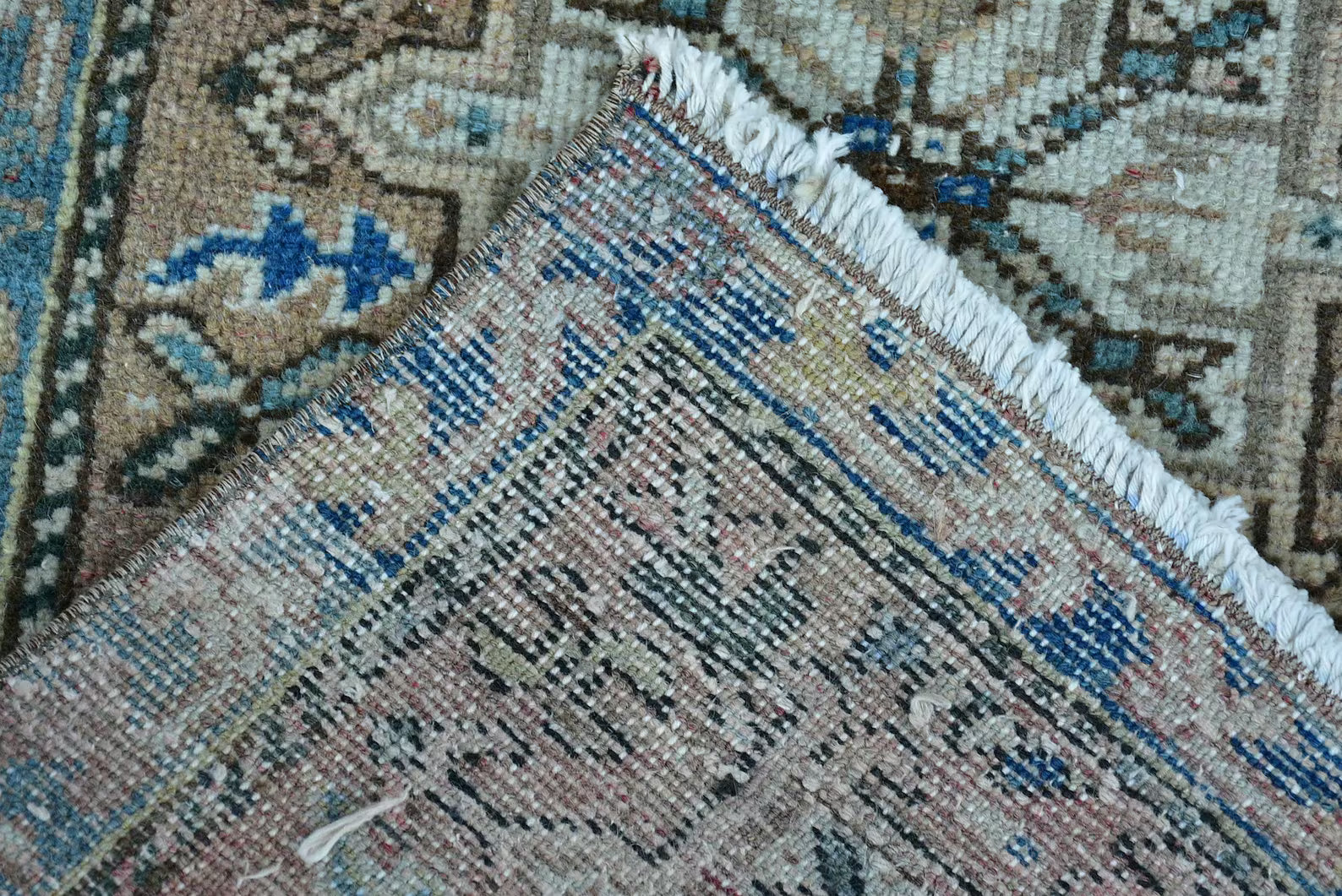 Vintage Persian Runner Rug 1.7 x 9.8 ft