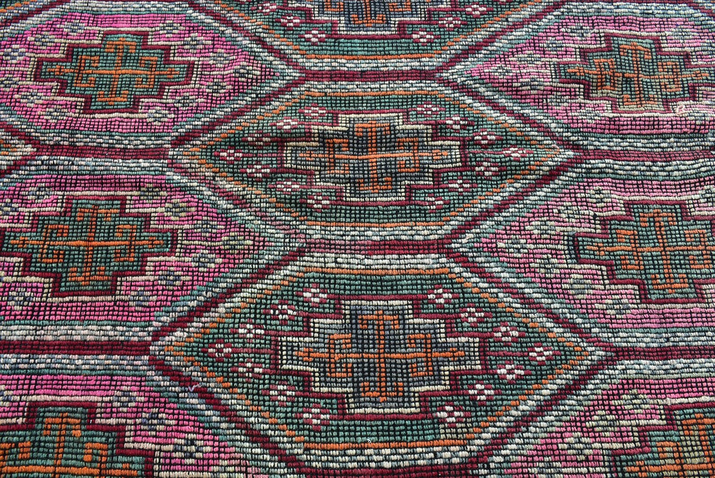 XL Vintage Kilim Turkish Accent Area rug 5.2 x 8.3 ft