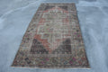 Vintage Persian Accent Area Rug 4.2 x 8.4 ft