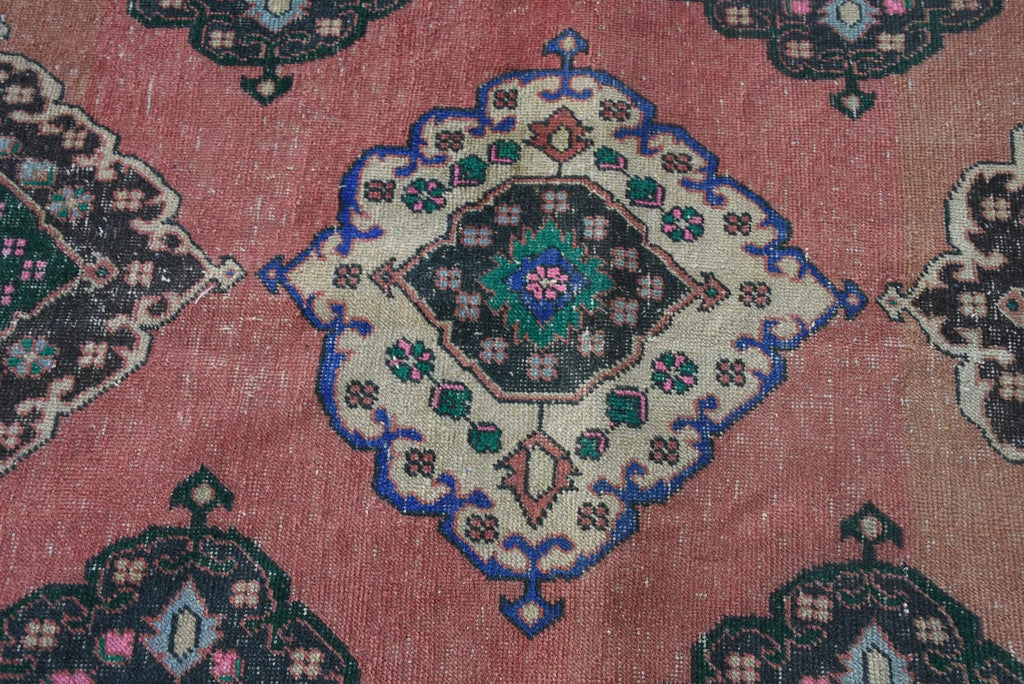 Vintage Turkish Runner Rug 2.9 x 12.2 ft