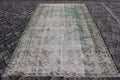 XL Vintage Turkish Accent Area rug 5.8 x 9.6 ft