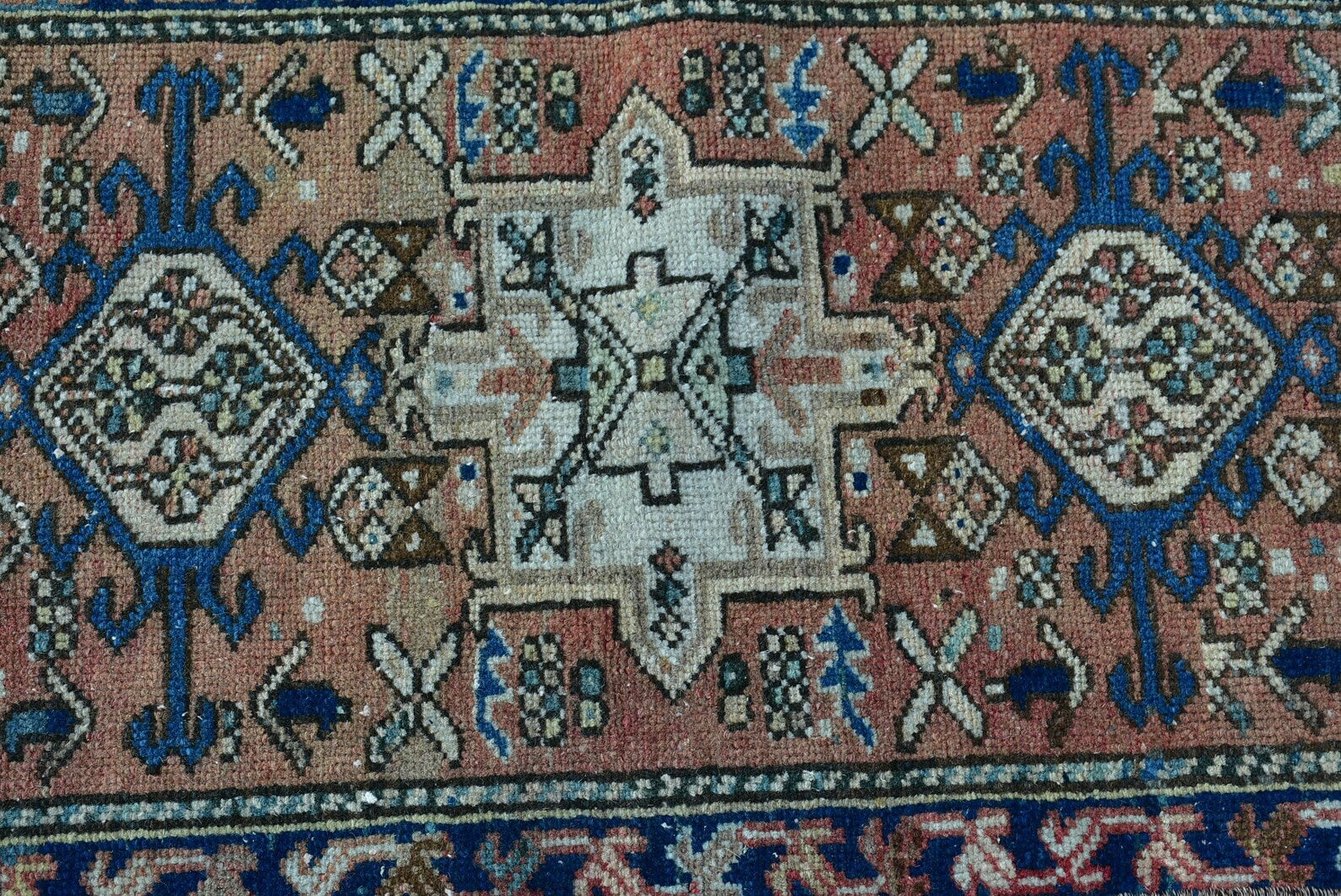 Vintage Persian Runner Rug 1.7 x 9.8 ft