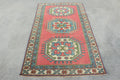 Vintage Turkish Accent Area rug 3.5 x 6 ft