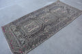 Vintage Persian Accent Area Rug 3.7 x 7.9 ft