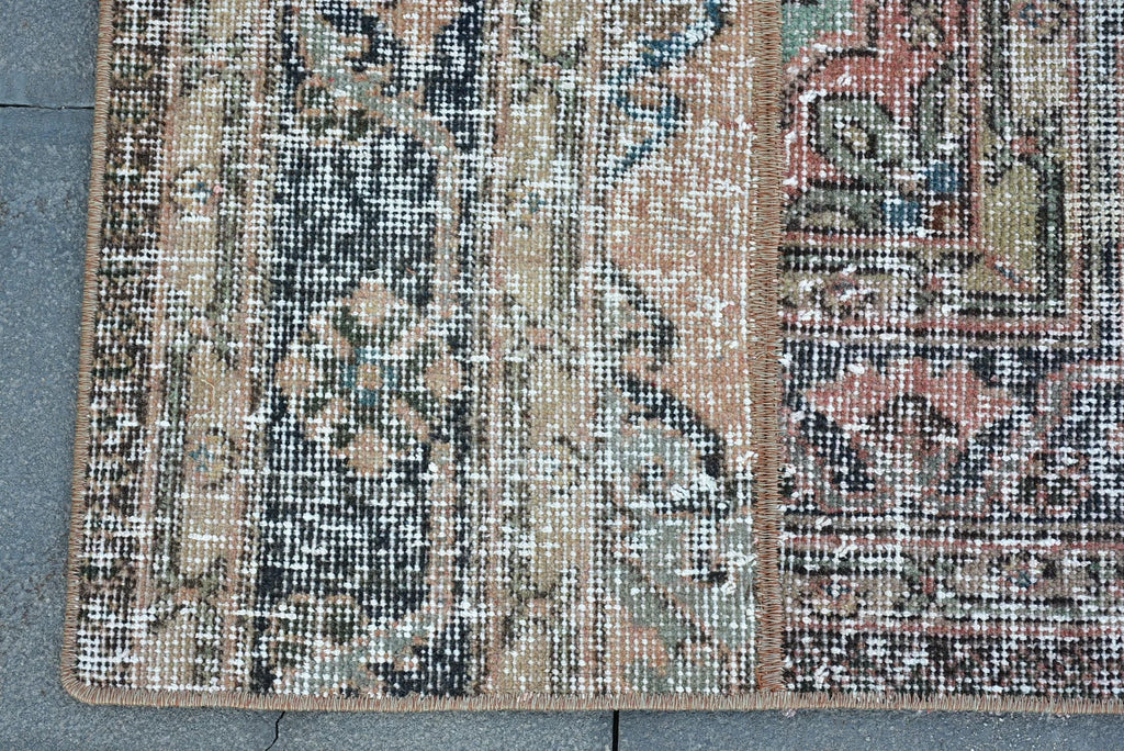 Vintage Turkish Runner Rug 2.1 x 5.6 ft