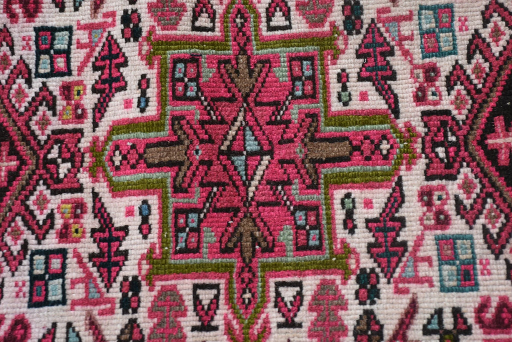 Vintage Persian Runner Rug 1.9 x 10.2 ft