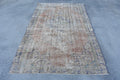 Vintage Turkish Accent Area rug 4.8 x 7.9 ft