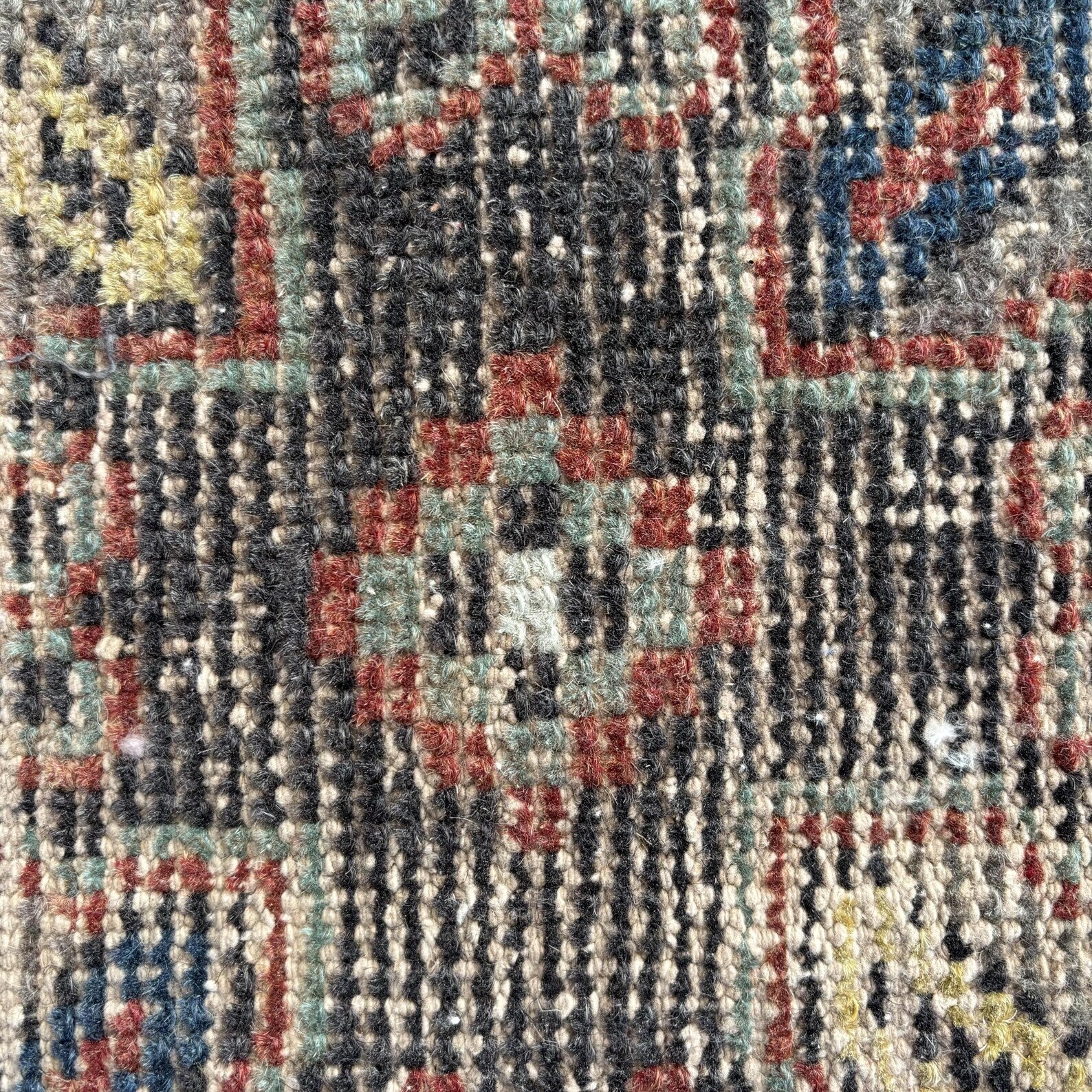 Vintage Turkish Mini Rug 1.4 x 2.8 ft