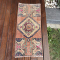 Vintage Turkish Mini Rug 1.3 x 3 ft