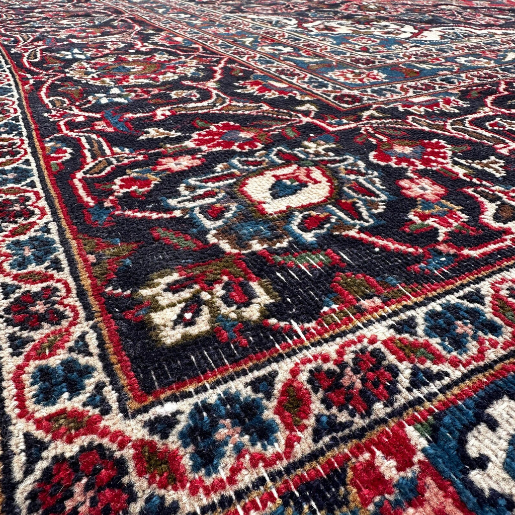 XL Vintage Persian Accent Area Rug 9.5 x 12.3 ft