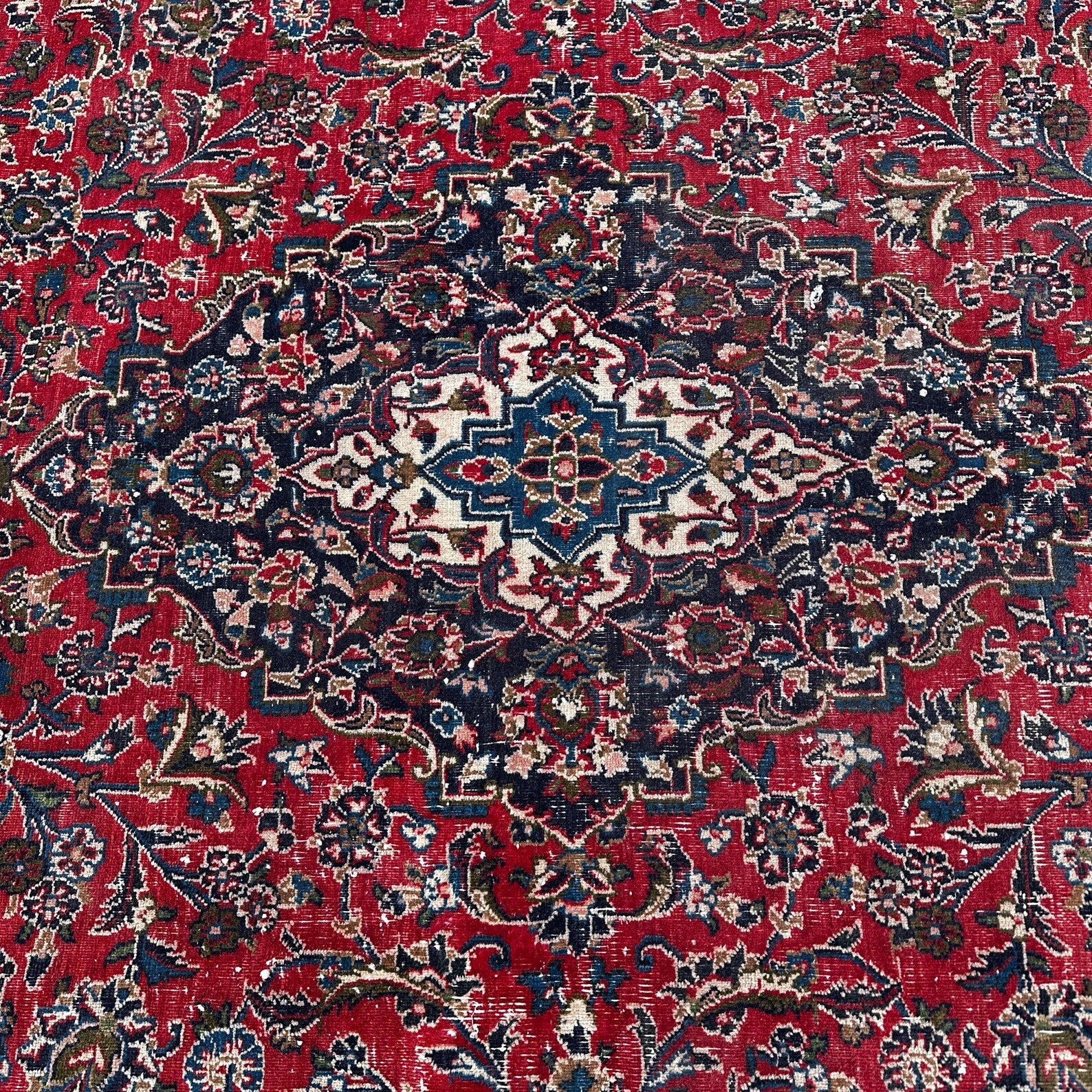 XL Vintage Persian Accent Area Rug 9.5 x 12.3 ft