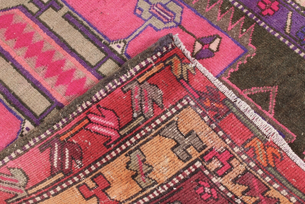 Vintage Persian Accent Area Rug 4 x 9.6 ft