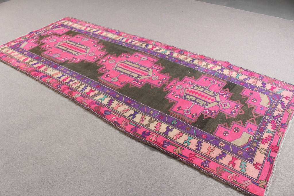 Vintage Persian Accent Area Rug 4 x 9.6 ft