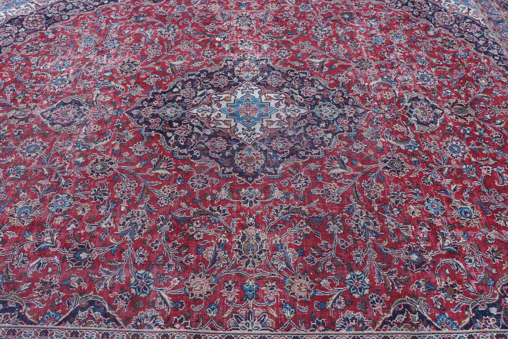 XL Vintage Persian Accent Area Rug  8.9 x 11.8 ft