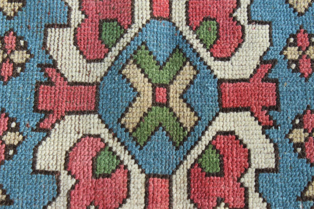 Vintage Turkish Accent Area rug 3.5 x 6 ft