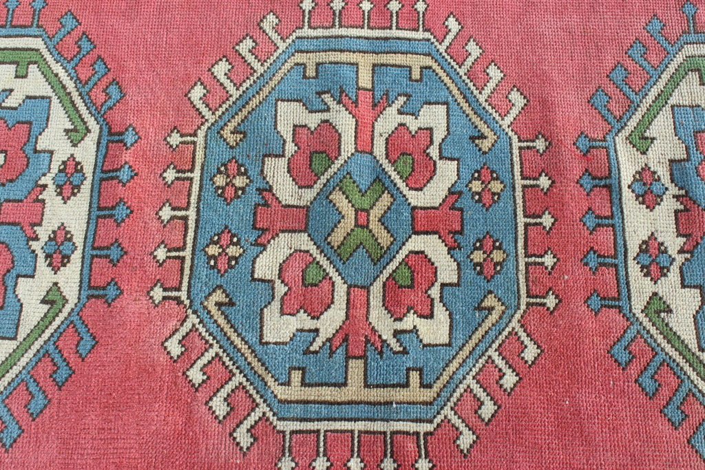 Vintage Turkish Accent Area rug 3.5 x 6 ft